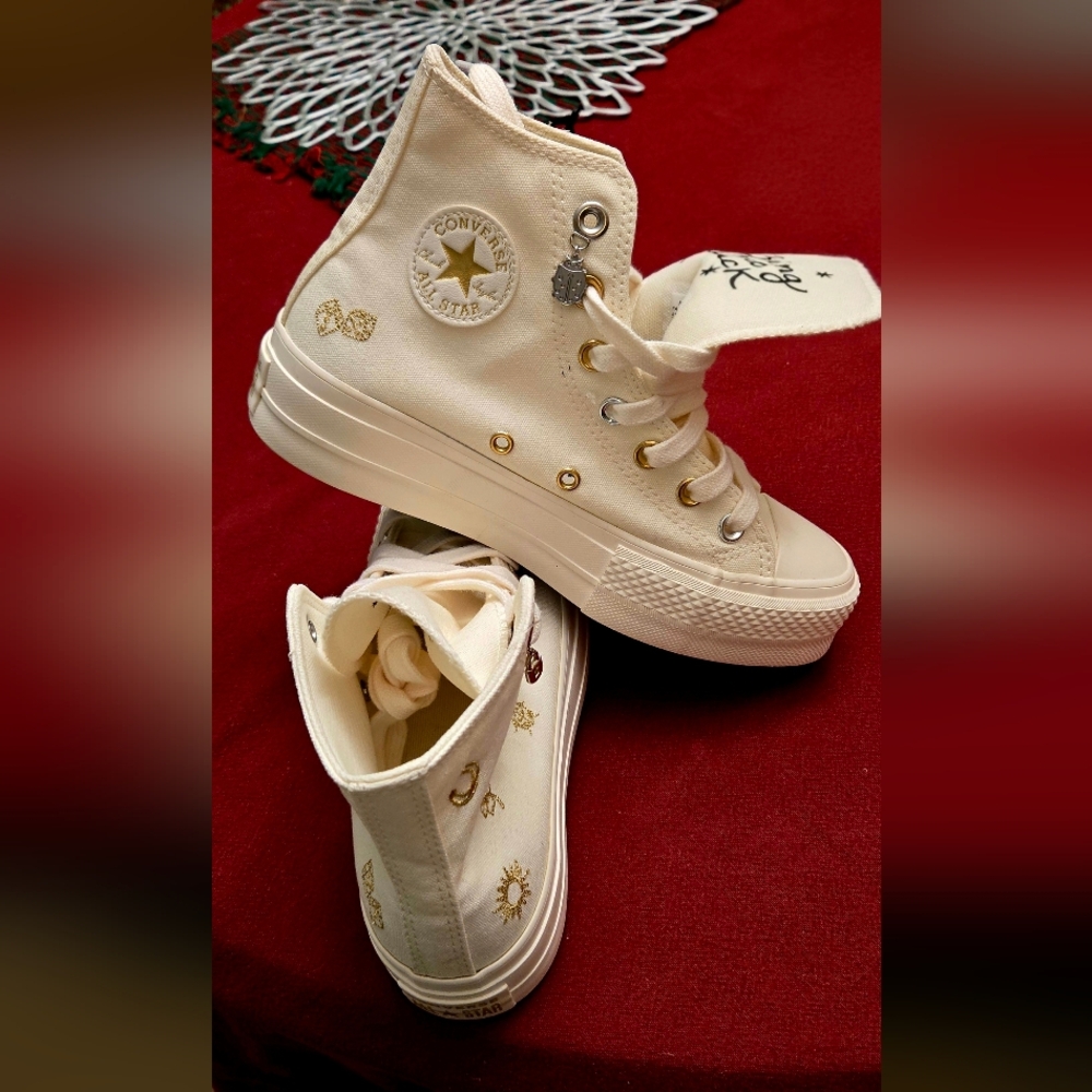 Converse Off-White High-Top Women's Sneakers